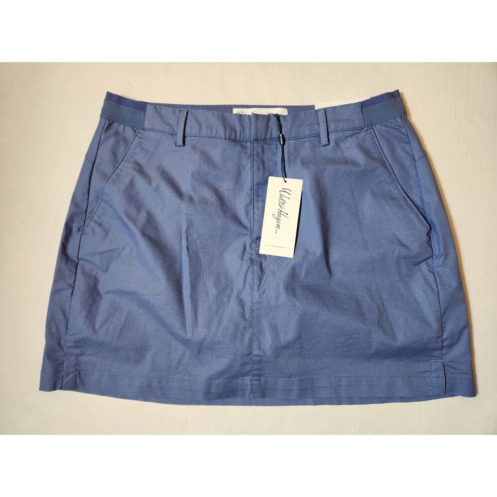 Walter Hagen Clubhouse 16" Skort Women’s 14 Mid Blue UPF 50+